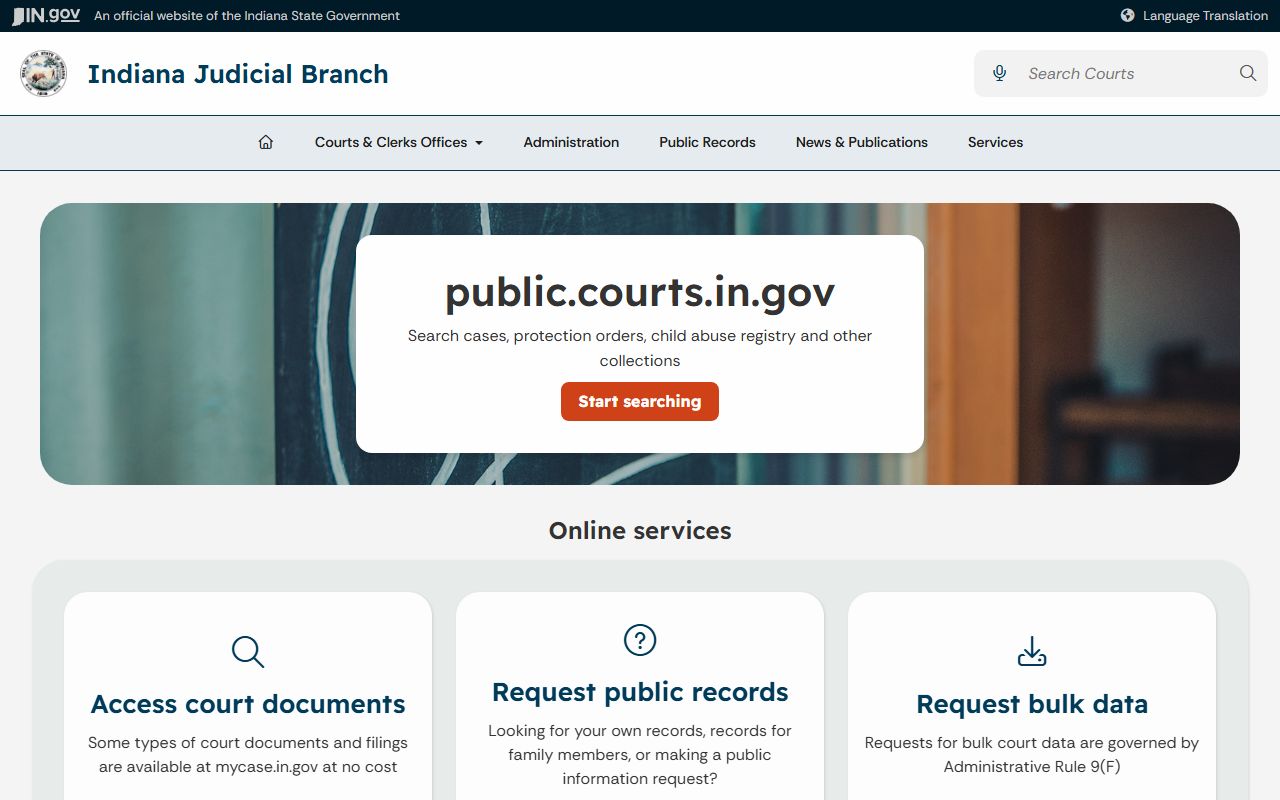 Hancock County court records Indiana public records guide