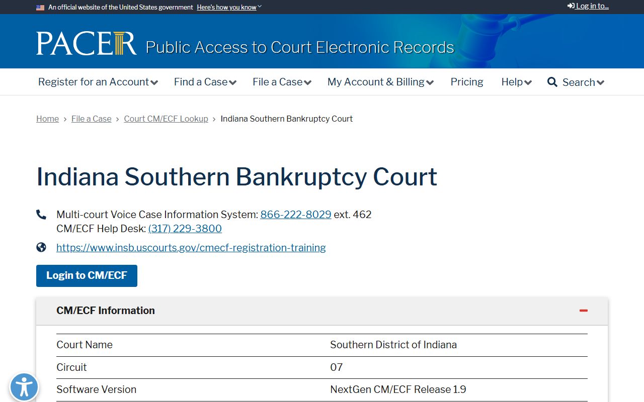 Hancock County probate records and PACER bankruptcy case lookup